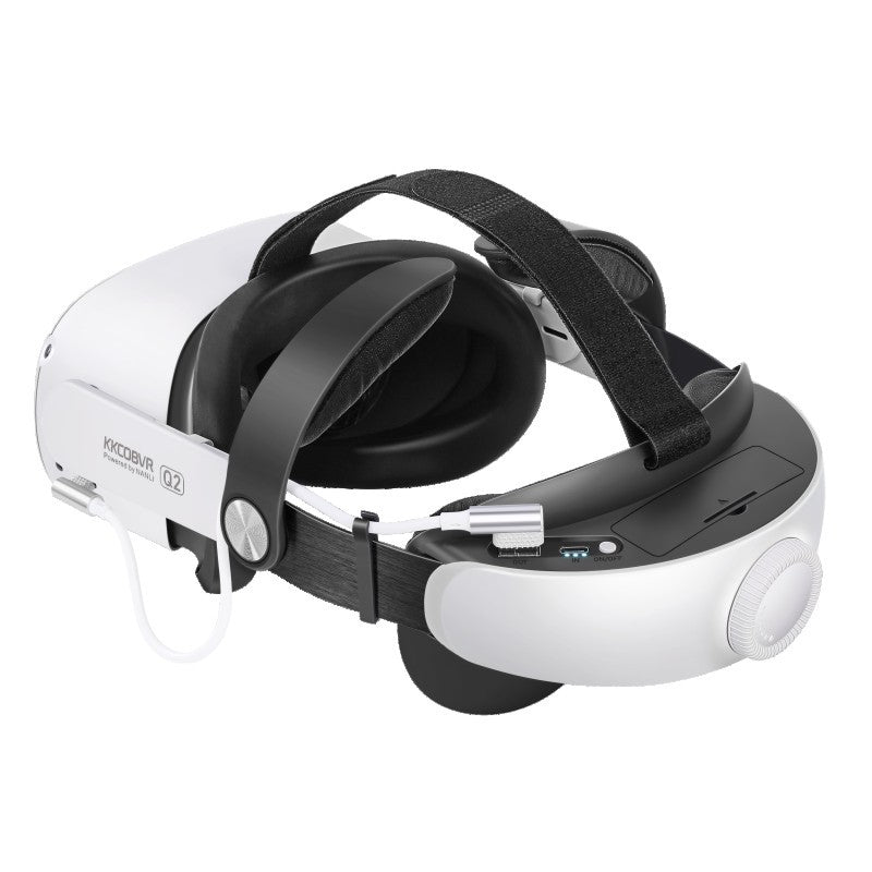 KKCOBVR Adjustable Head Strap Enhanced Support Comfort Touch Built-in Battery Pack Head Strap for Oculus Quest 2 VR Accessories KKCOBVR Adjustable Head Strap Enhanced Support Comfort Touch Built-in Battery Pack Head Strap for Oculus Quest 2 VR Accessories